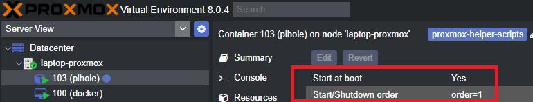 pihole_boot_order.png
